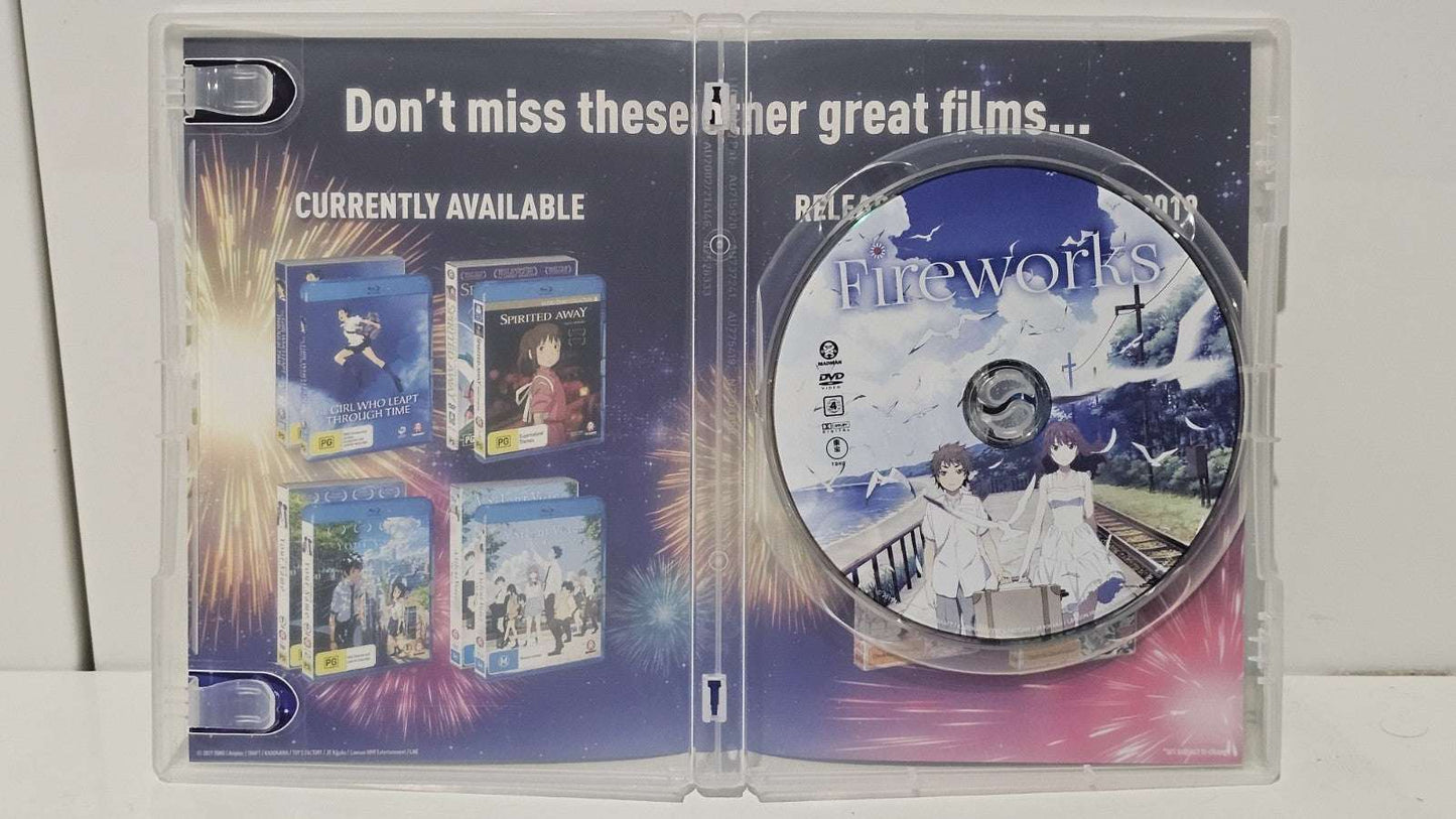 Fireworks DVD Region 4 Madman Anime Film English & Japanese PG Retro Exchange Australia