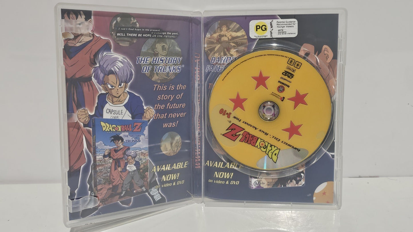 Dragonball Z Imperfect Cell - Race Against Time 3-10 2003 Anime Region 4 Dvd Retro Exchange Australia