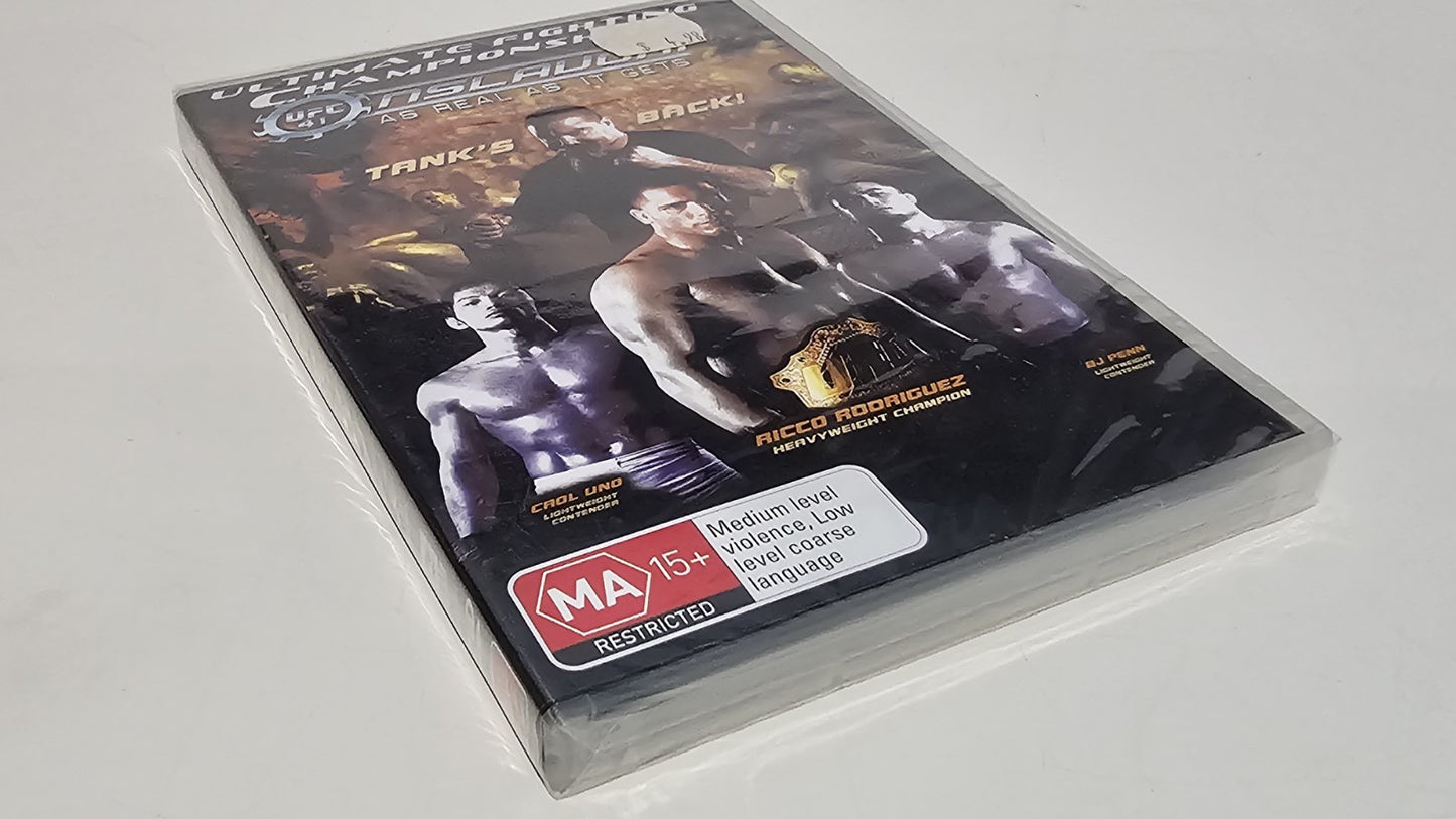 UFC41: Onslaught (DVD, 2004) Mixed Martial Arts Sport Action Event Tournament Retro Exchange Australia