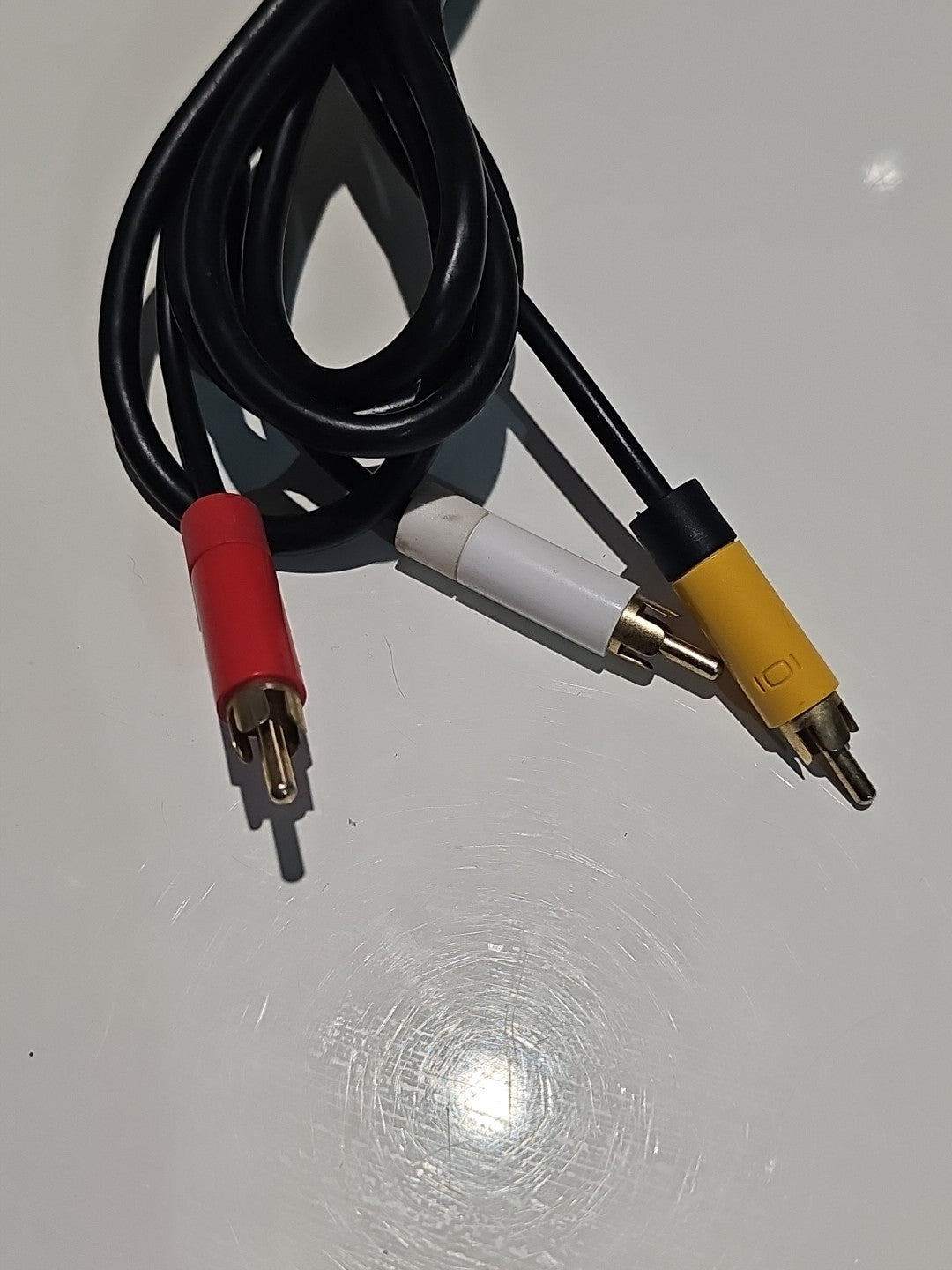 Genuine Microsoft Xbox 360 Composite AV Cable Cord X821376-002 Accessory Retro Exchange Australia