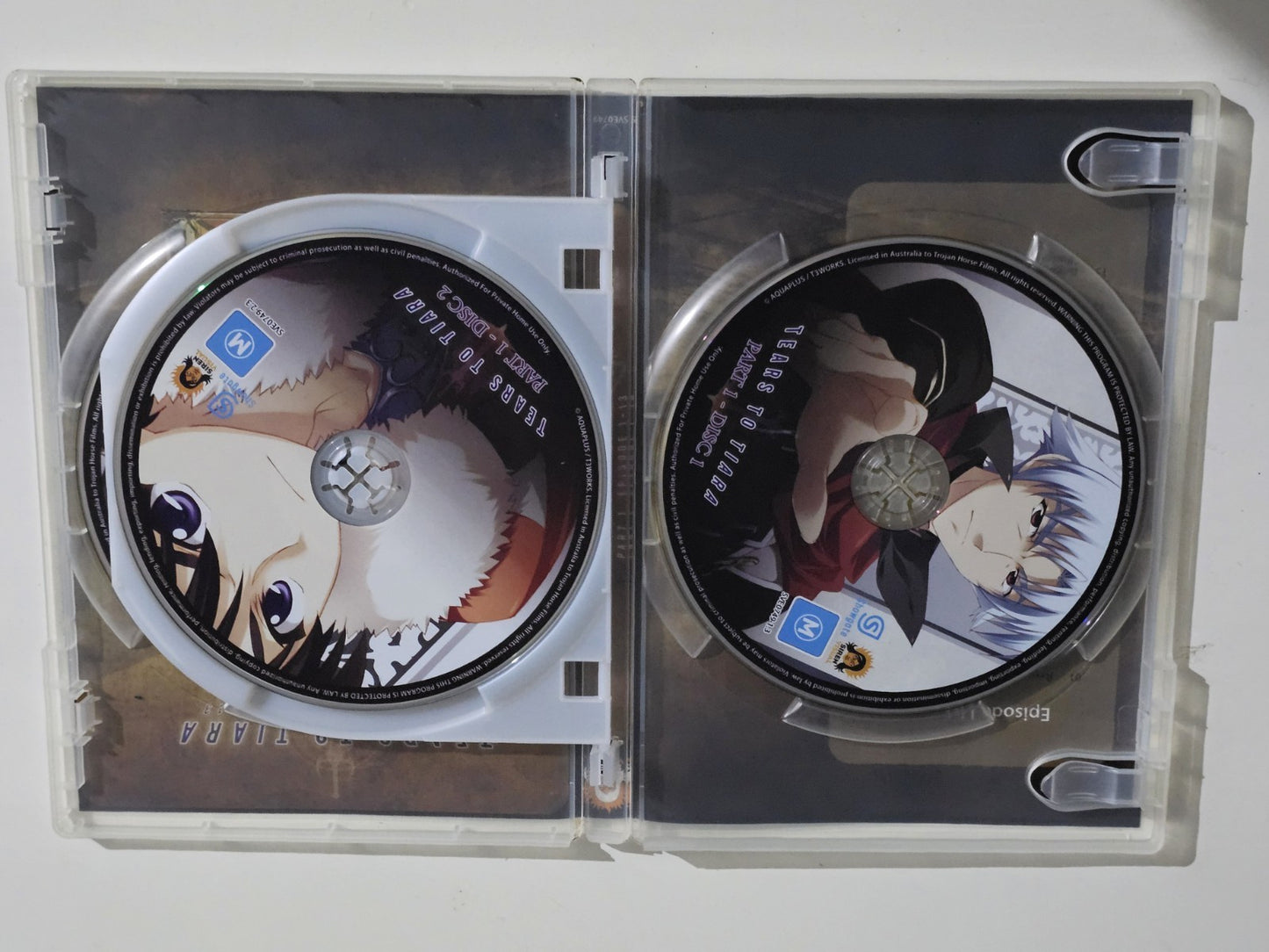 Tears To Tiara Part 1 Anime DVD Episodes 1 - 13 R4 3 Disc Set Retro Exchange Australia