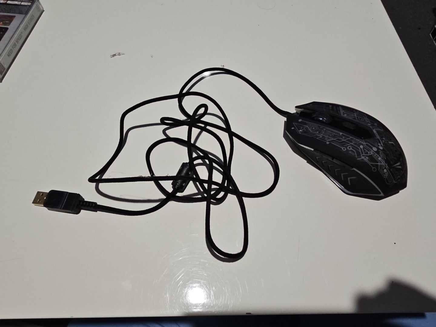 Gaming Mouse Alcatroz Tron 5000 Optical Mice 5 Program PC USB LED Lighting RetroExchange Australia