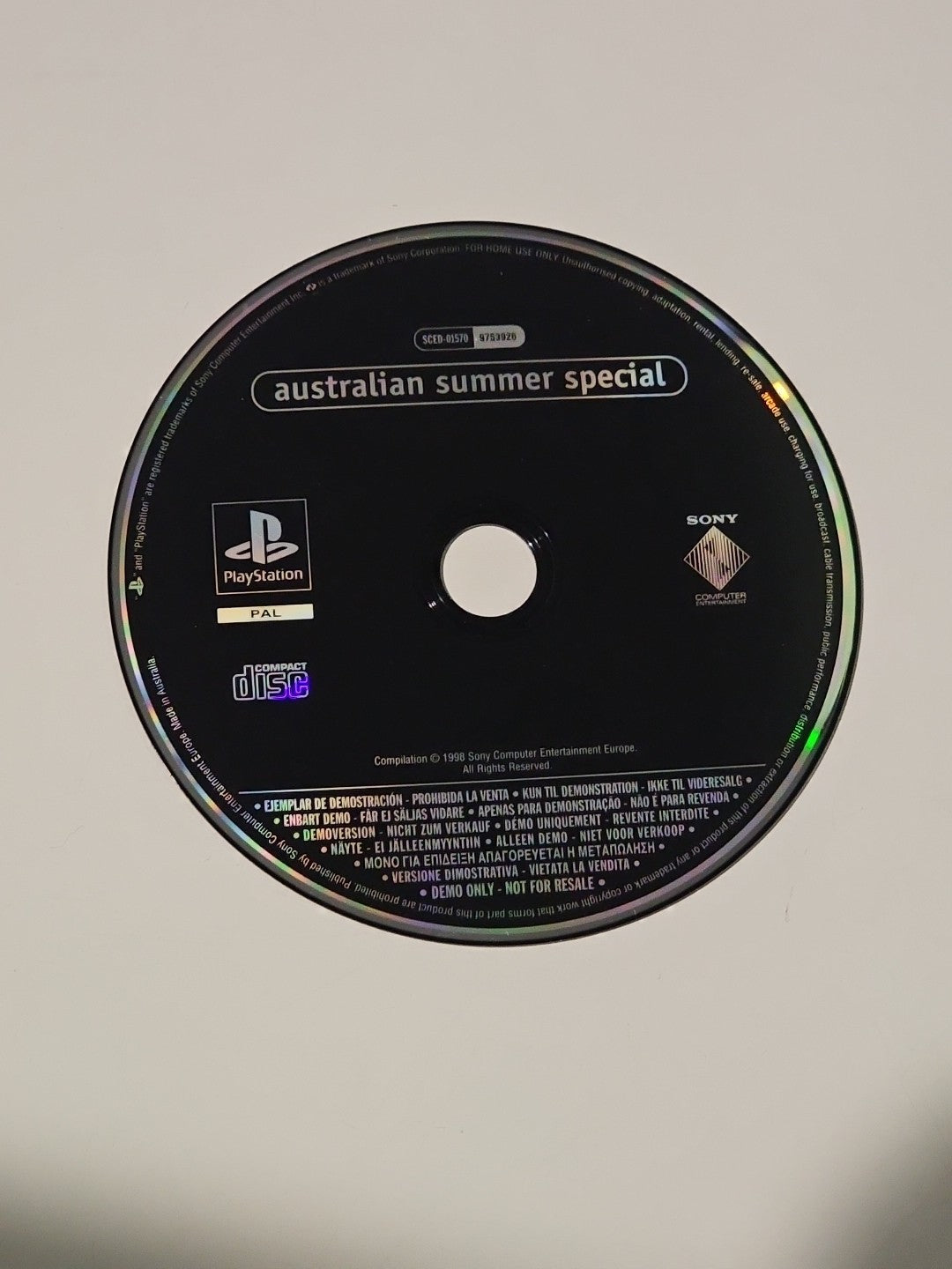 Power of Playstation Promotional Demo Disc Pal Medievil Complete Retro Exchange Australia