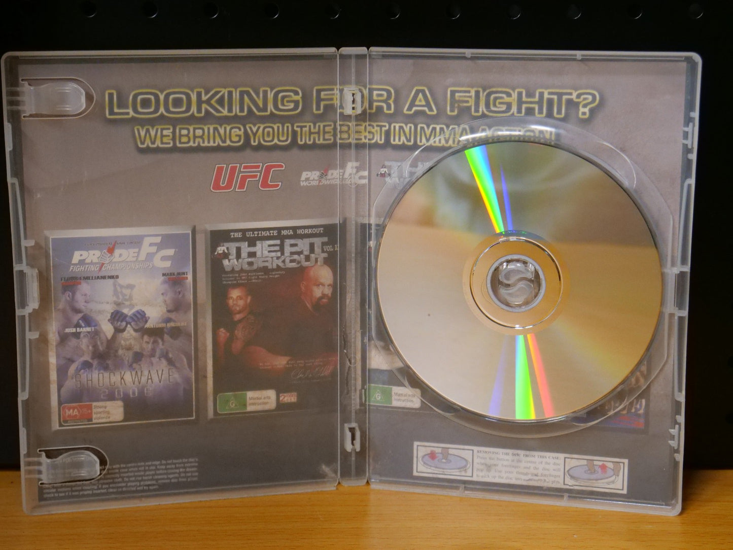UFC Validation (No. 78) - 2008 Bisping Vs Vans, Ultimate Winners Rounds Dvd Retro Exchange Australia