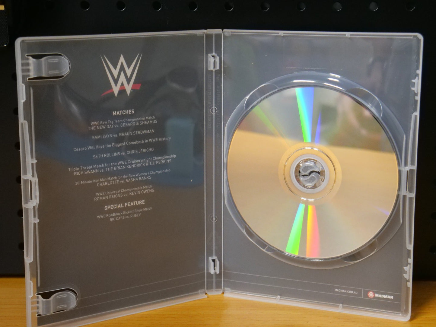 WWE Roadblock: End Of The Line (2016) DVD Wrestling Region 4 Retro Exchange Australia
