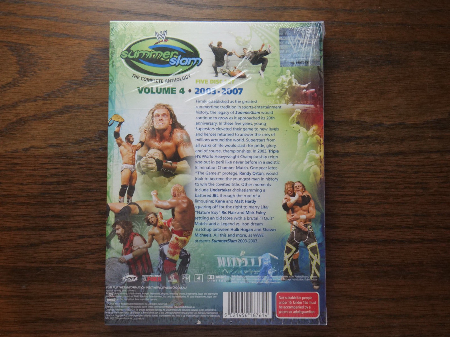 WWE - Summer Slam The Complete Anthology Vol 4 2003-2007 (DVD, Region 4) -Sealed Retro Exchange Australia