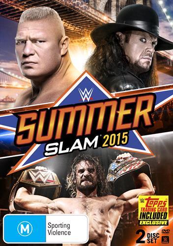 WWE - SummerSlam 2015 (DVD) 2 Disc Set - Sealed Retro Exchange Australia