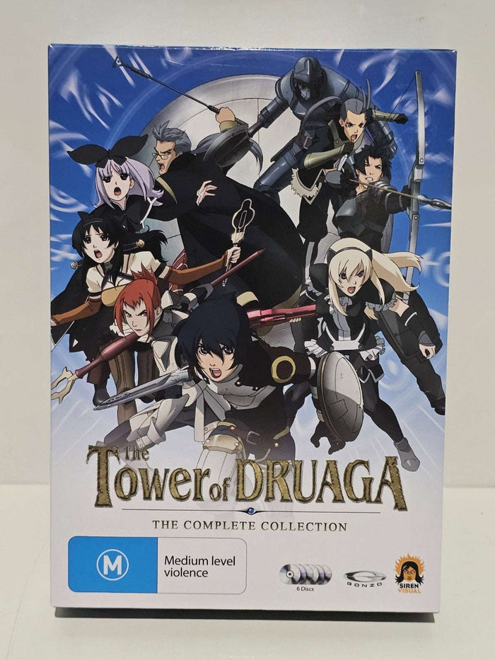 Tower of Druaga-The Complete Series (Box Set, DVD, 2009) Dvd Box Set Retro Exchange Australia