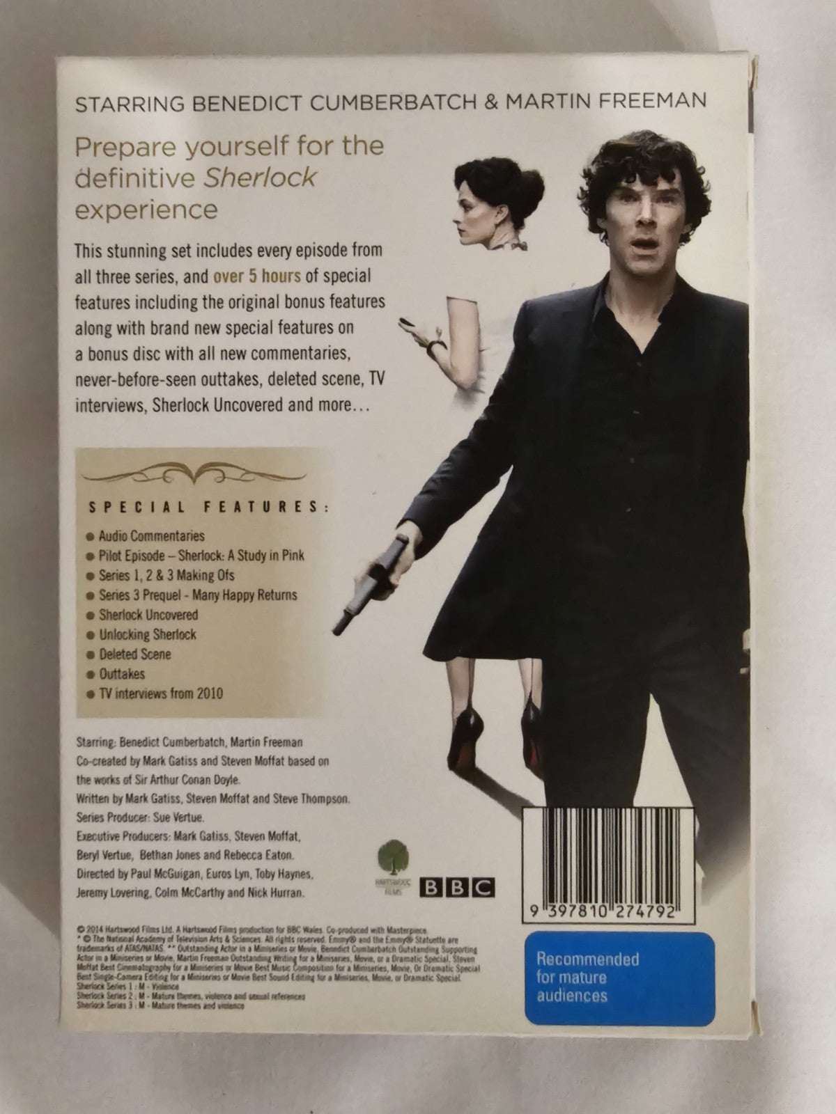 Sherlock ~ The Complete Series Seasons 1, 2, 3 Special Edition, Region 4 DVD Dvd Box Set Retro Exchange Australia