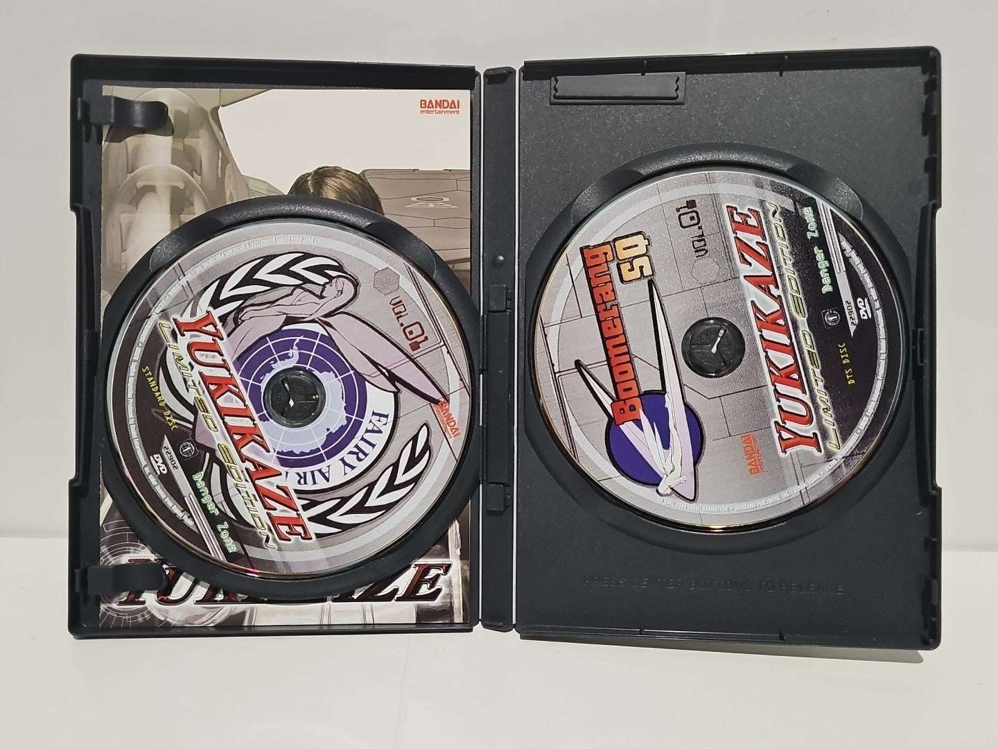 Yukikaze Fog of War Danger Zone Evacuation DVD 2-Disc Sets Anime Bandai Region 1 Dvd Box Set Retro Exchange Australia
