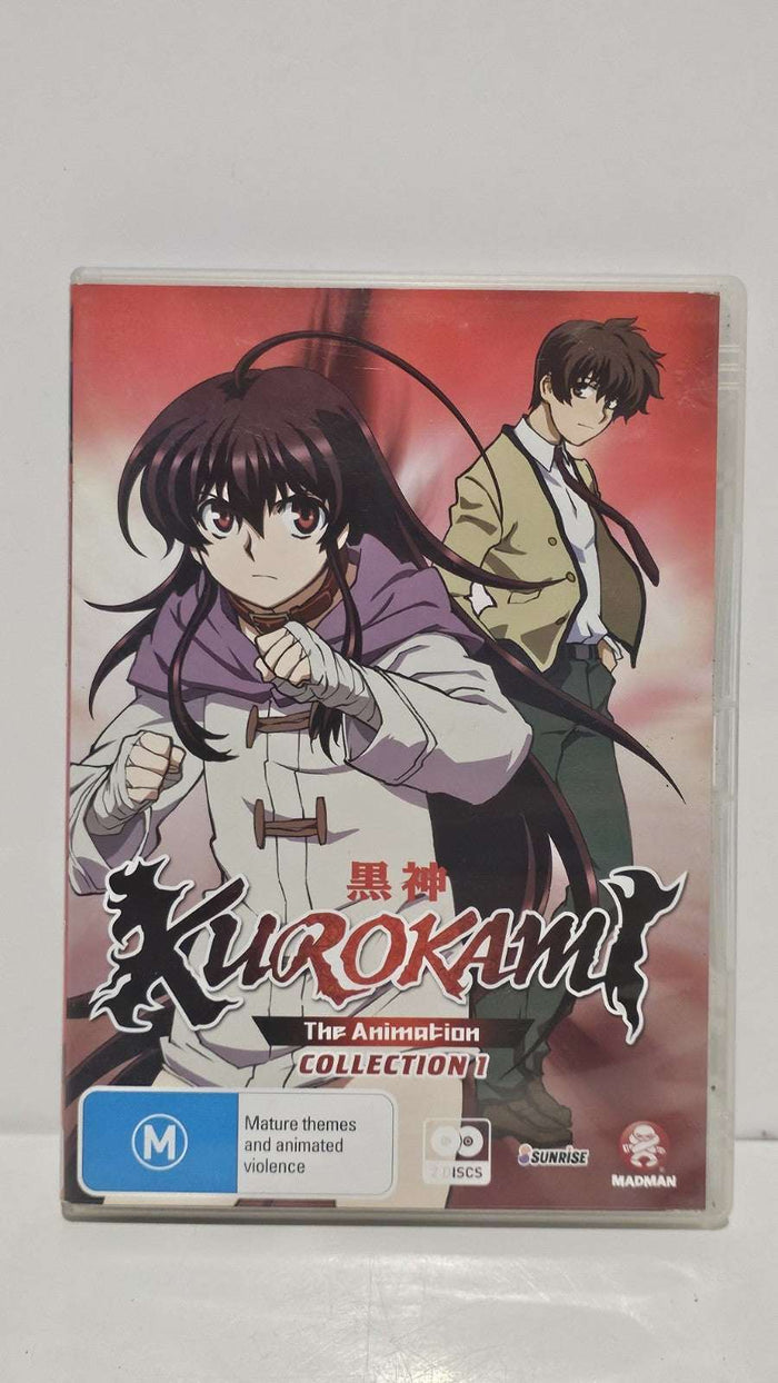 Kurokami The Animation Collection 1 DVD (2 Disc) Anime Episodes 1–12 Region 4 Dvd Box Set Retro Exchange Australia