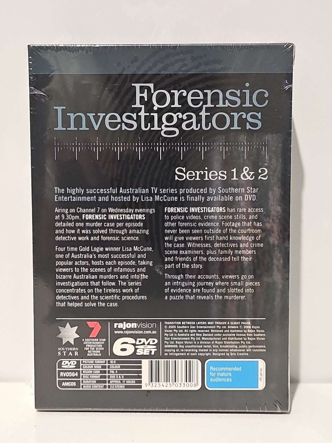 Forensic Investigators – Series 1 & 2 DVD Box Set (6 Disc Set) – NEW & SEALED Retro Exchange Australia