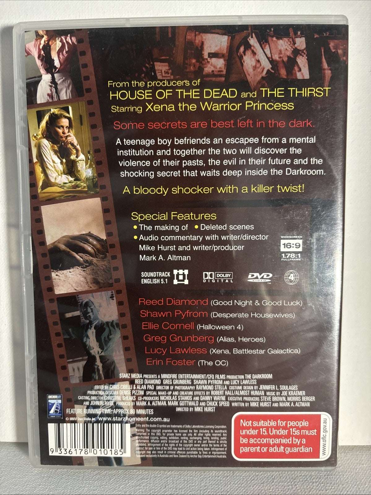 The Darkroom (DVD, 2006) Horror Region 4 Retro Exchange Australia