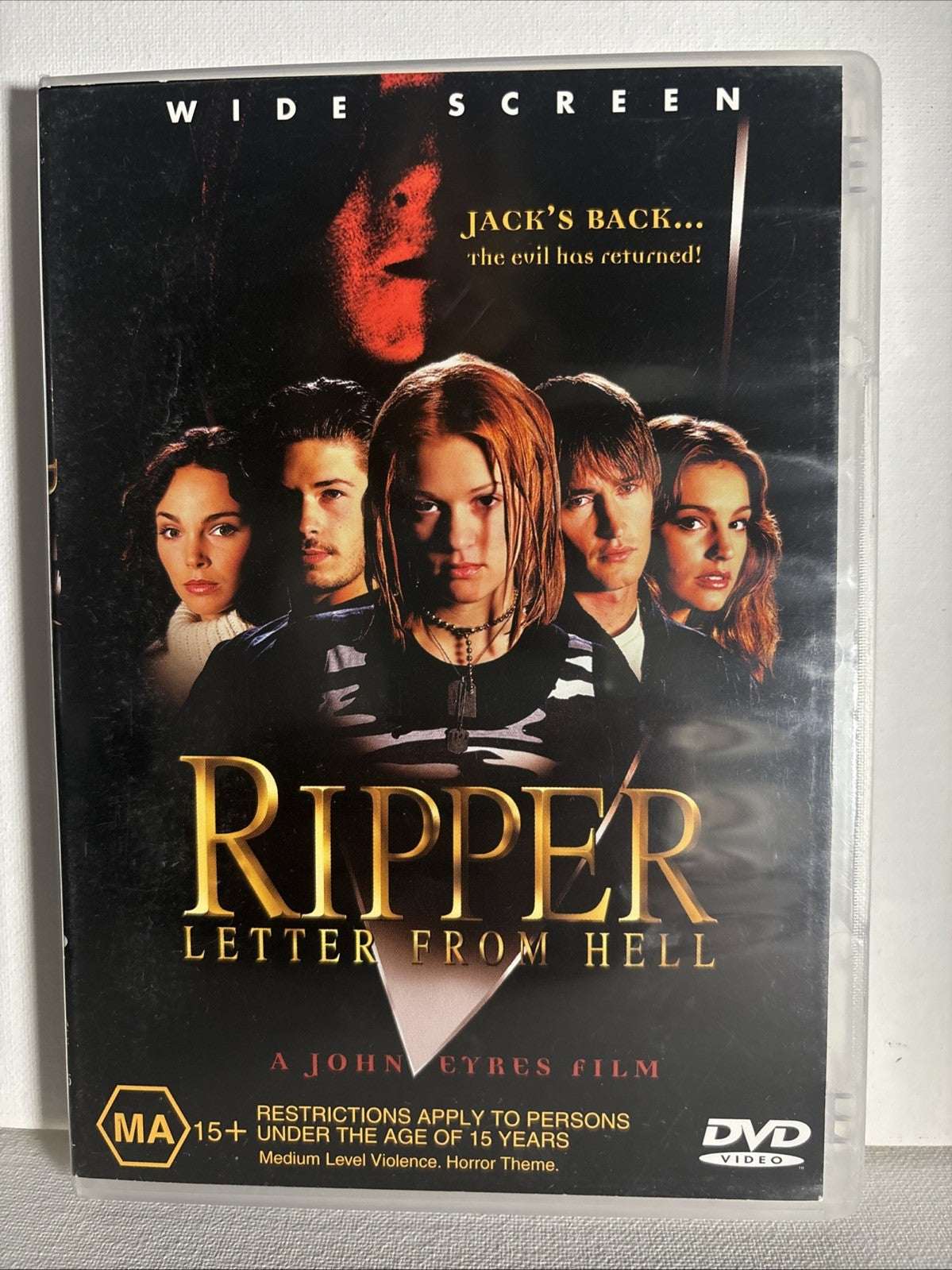 Ripper-Letter from Hell (DVD, 2000) Horror Region 4 Retro Exchange Australia