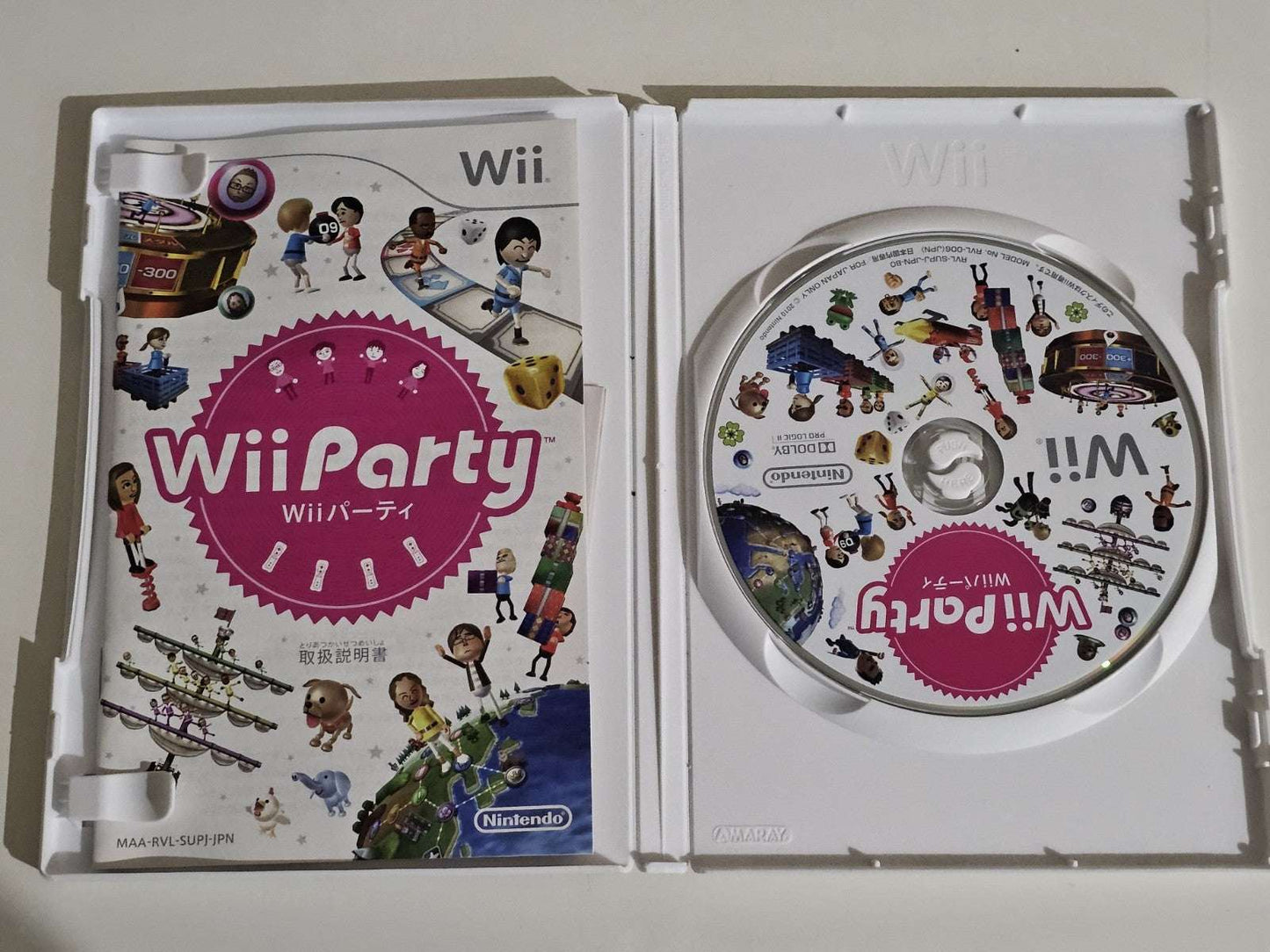Wii Party - Nintendo Wii RVL-SUPJ Japanese Game Retro Exchange Australia