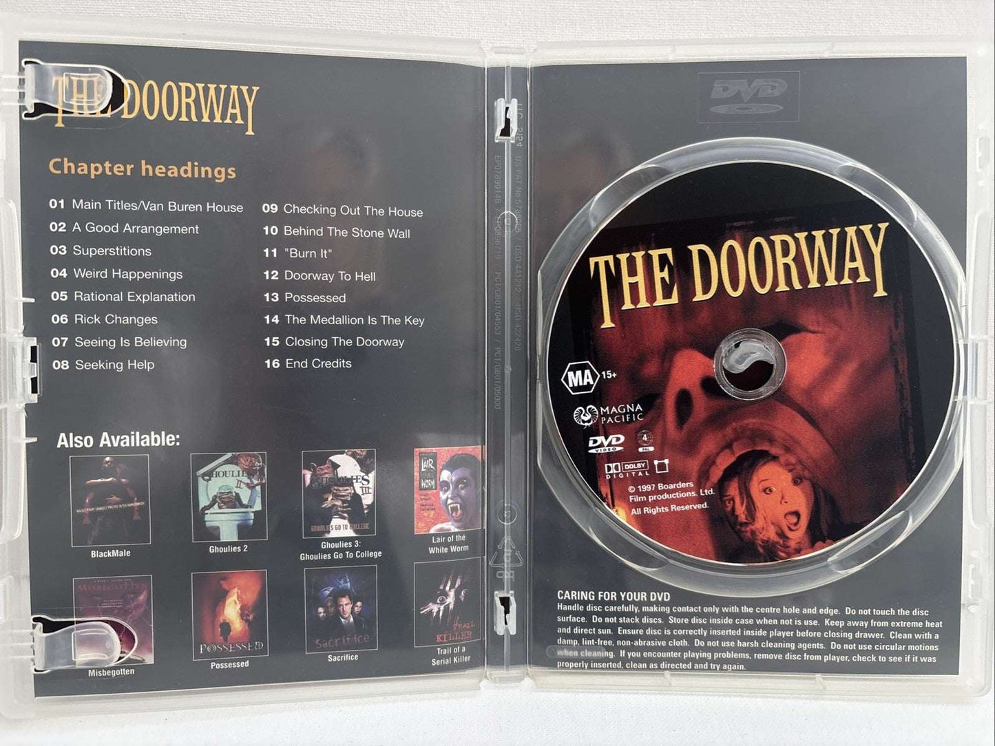 Doorway, the (DVD, 2000) Horror Region 4 Retro Exchange Australia