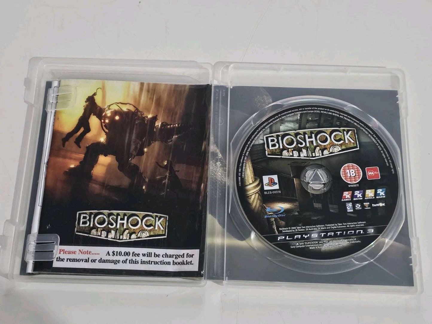 BioShock - PS3 PlayStation 3 Game - Complete Manual PAL - Great Condition PlayStation 3 PS3 Retro Exchange Australia