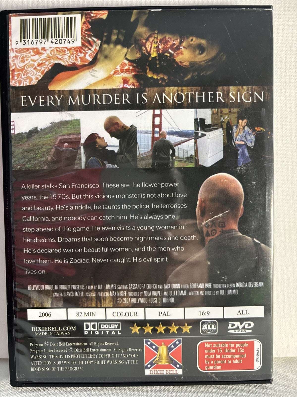 Curse Of The Zodiac 2007 Horror Dvd Retro Exchange Australia