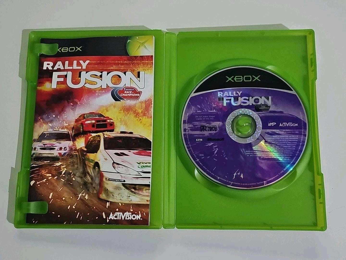 Microsoft Xbox Game - Rally Fusion: Race of Champions - PAL Original Xbox Retro Exchange Australia