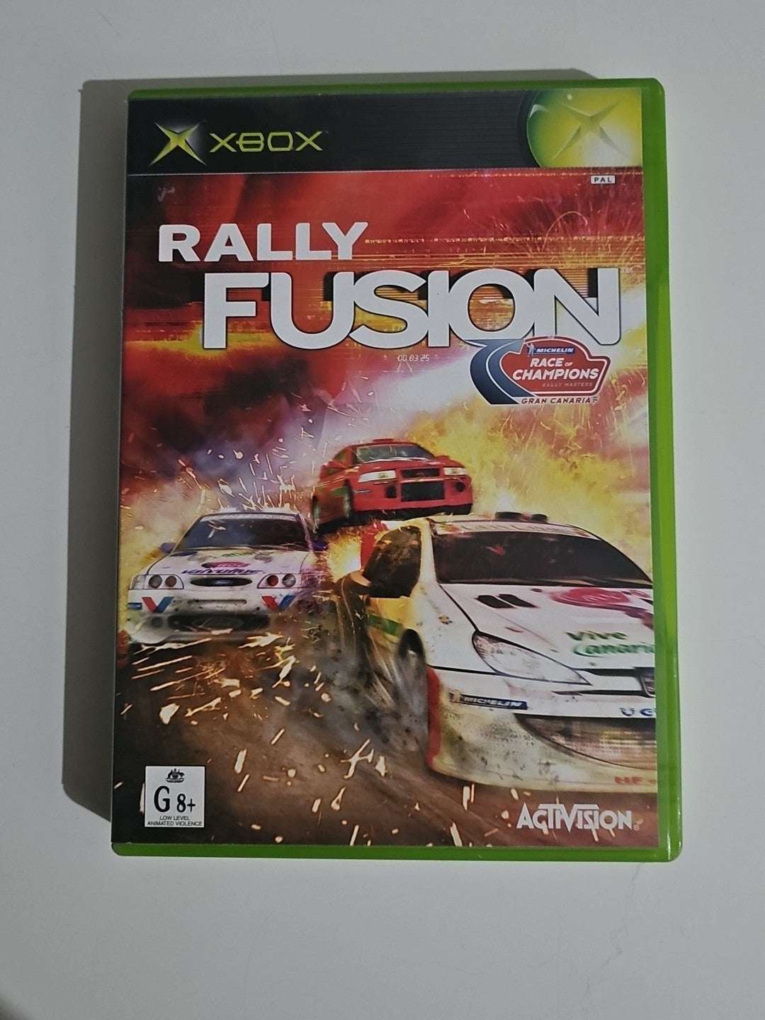 Microsoft Xbox Game - Rally Fusion: Race of Champions - PAL Original Xbox Retro Exchange Australia