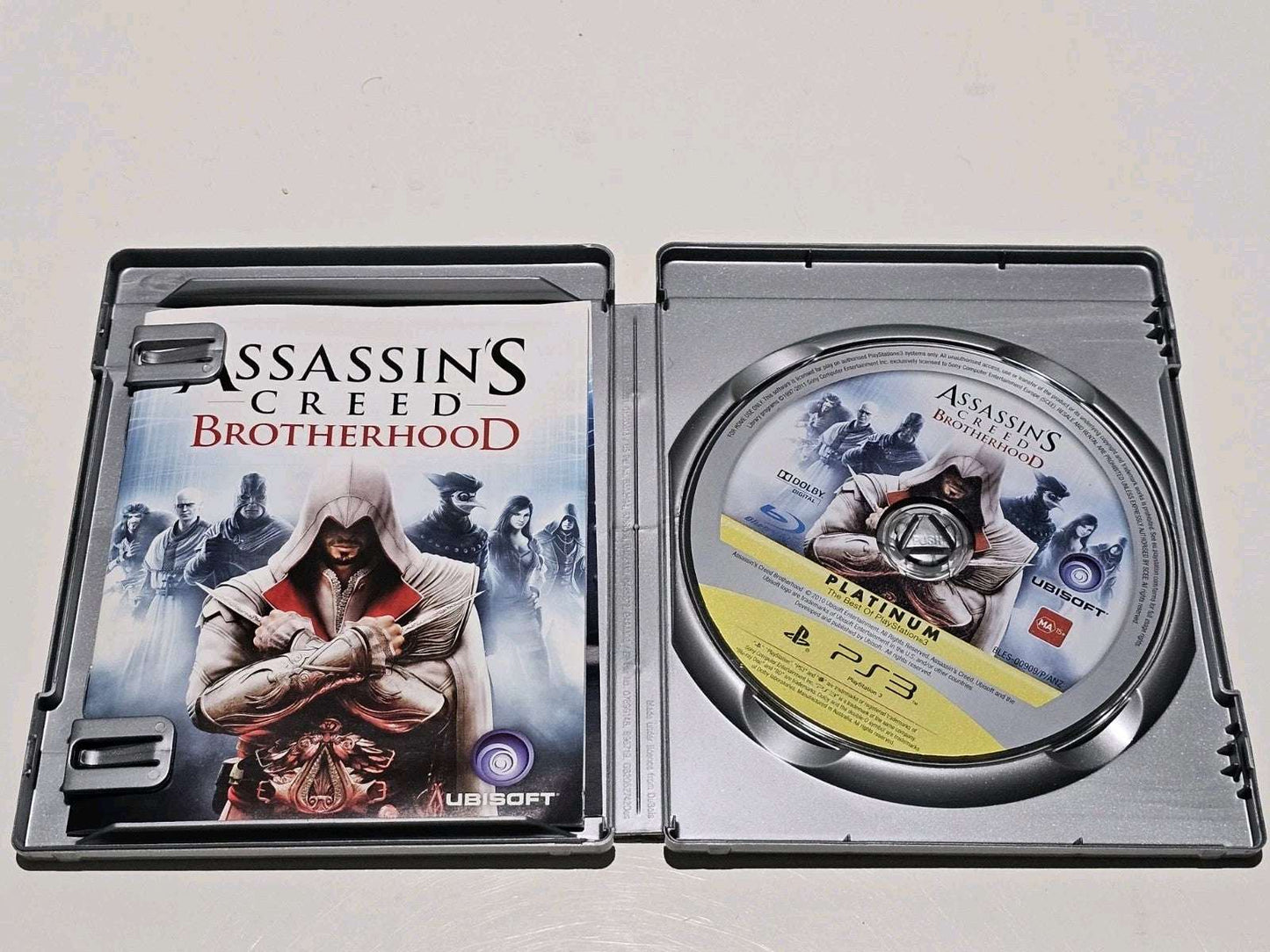 ASSASSIN’S CREED Brotherhood Playstation 3 PS3 Game - PAL - Complete Disk Mint Retro Exchange Australia
