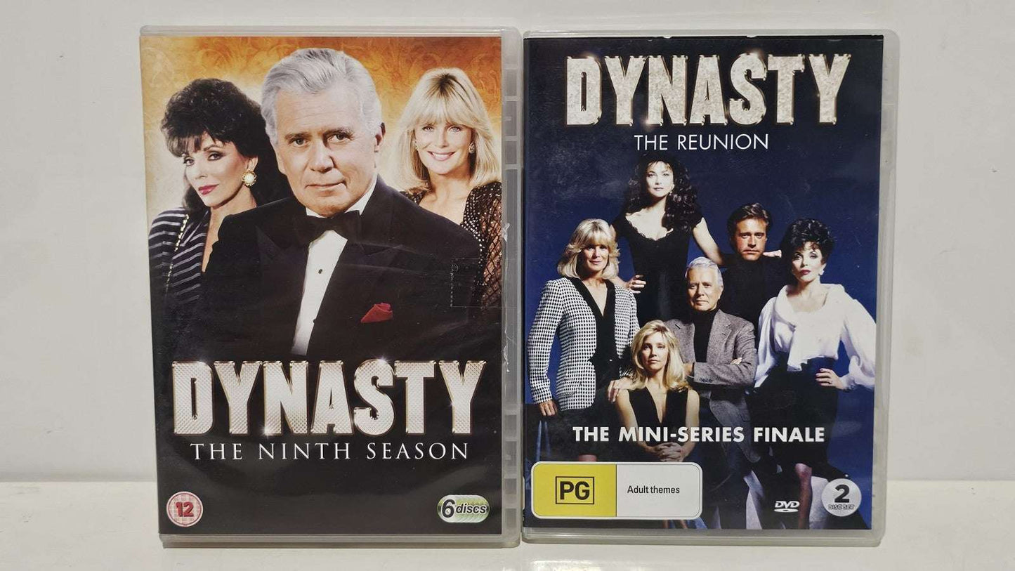 Dynasty Complete Series DVD Box Set Seasons 1–9 + Reunion Mini Series Pal Reg 2 Retro Exchange Australia