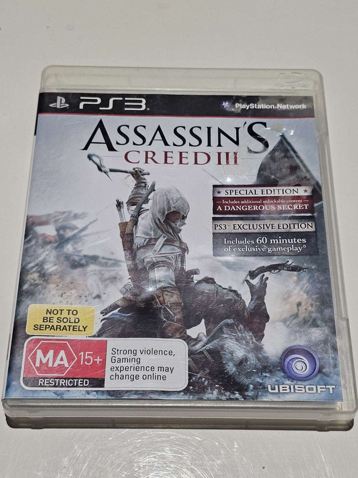 Assassin's Creed 3 (Sony Playstation 3, 2012) - Region 4 -Complete | Retro Exchange