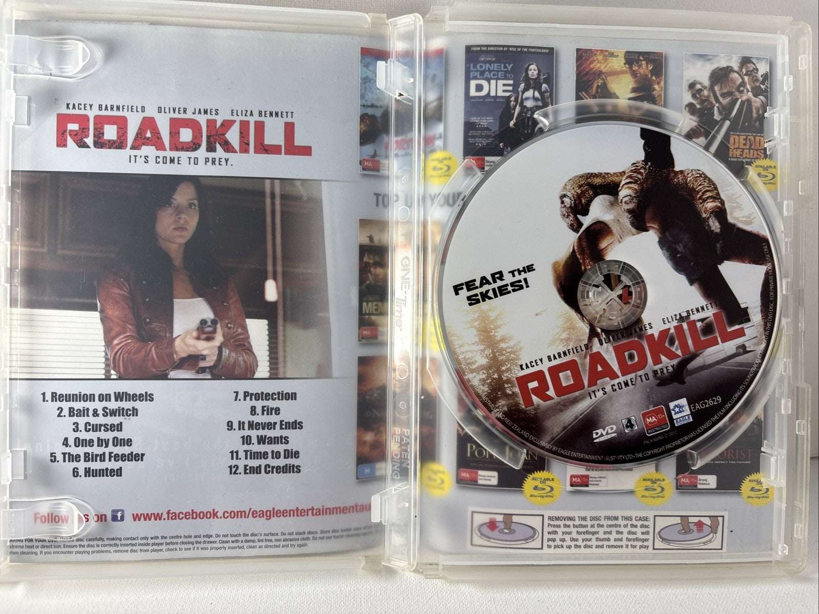 Road Kill (DVD, 2011) Horror Region 4 Retro Exchange Australia