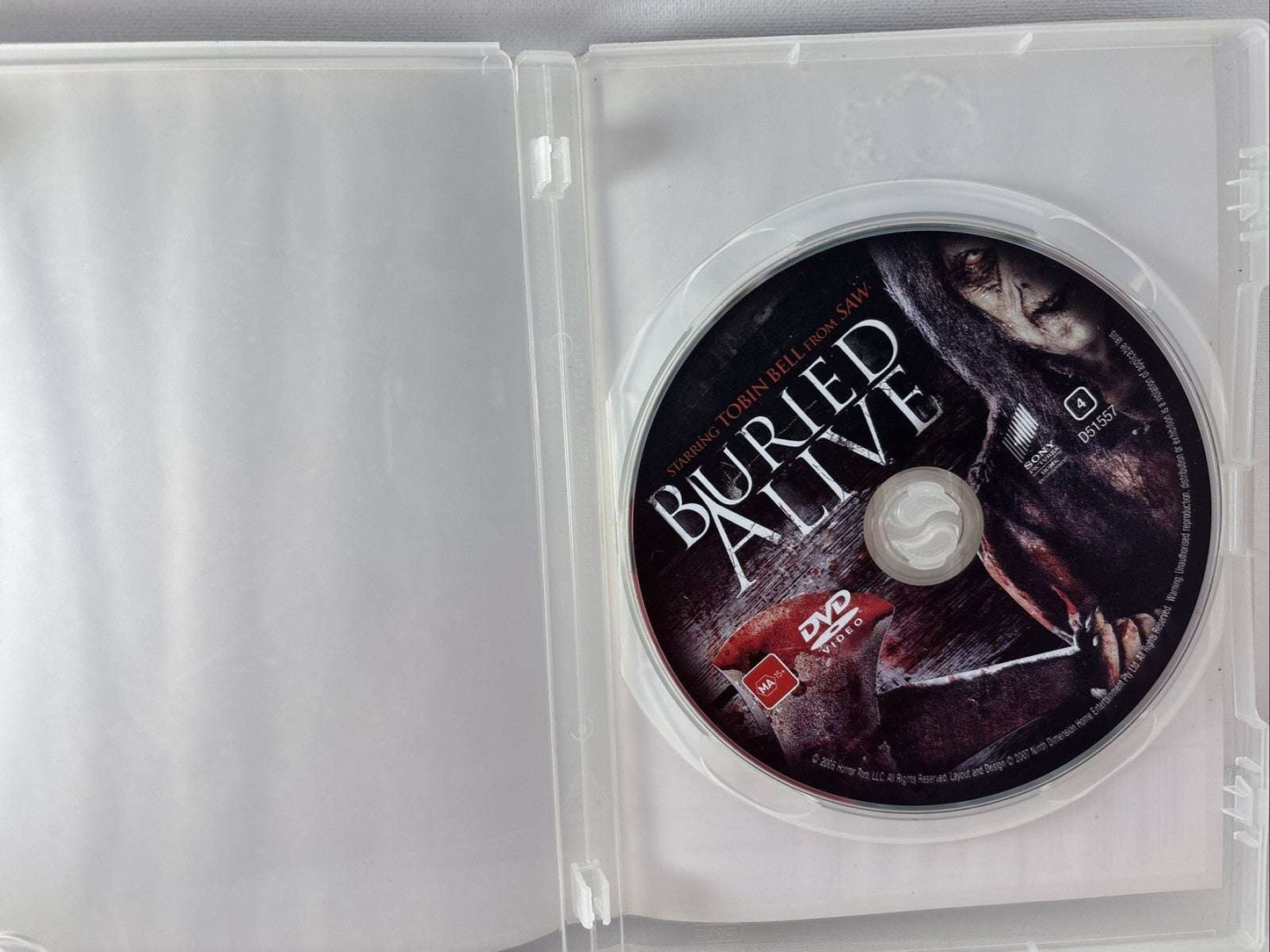 Buried Alive (DVD, 2007) Horror Region 4 Retro Exchange Australia