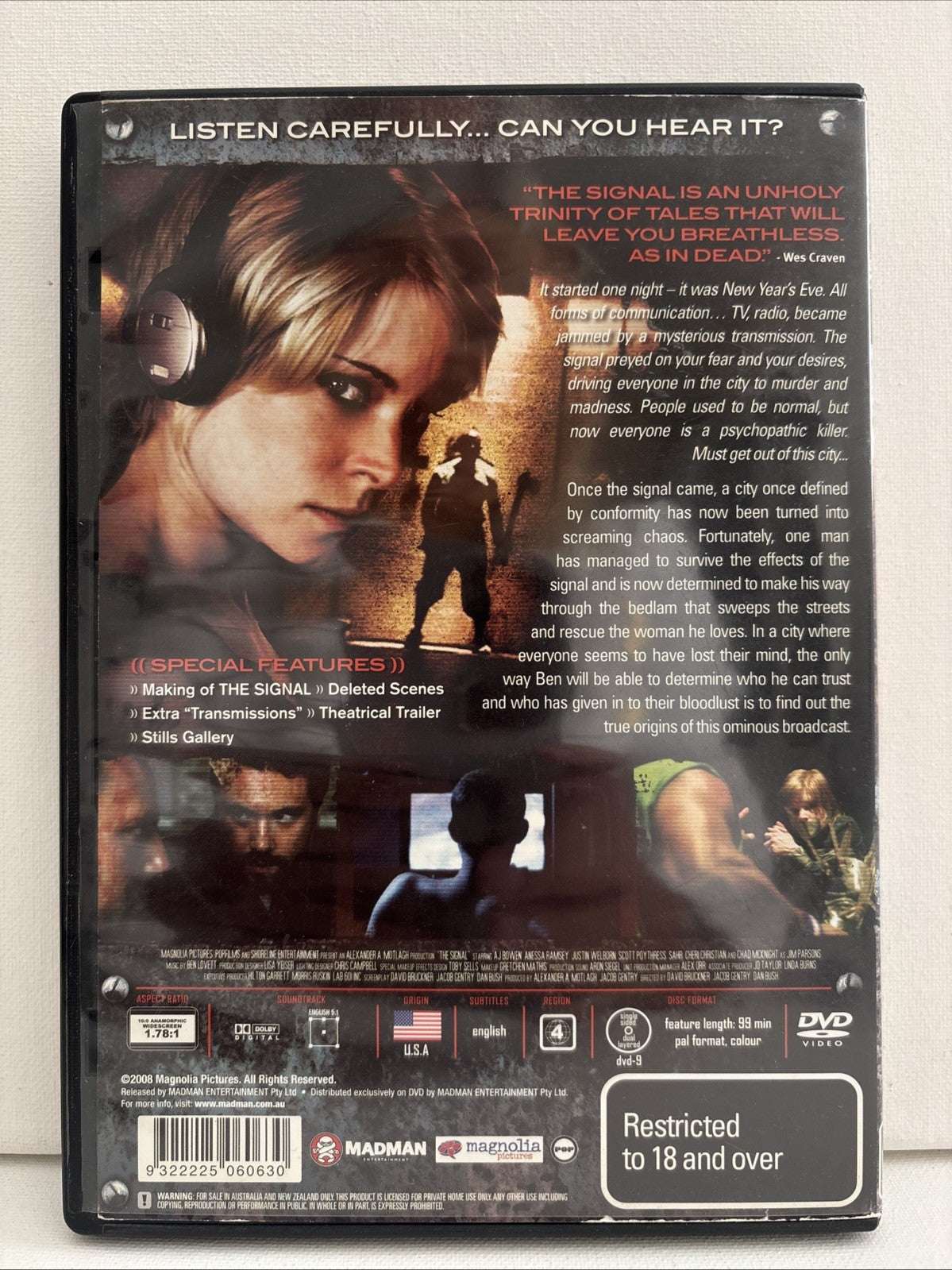 The Signal (DVD, 2007) Horror Region 4 Retro Exchange Australia