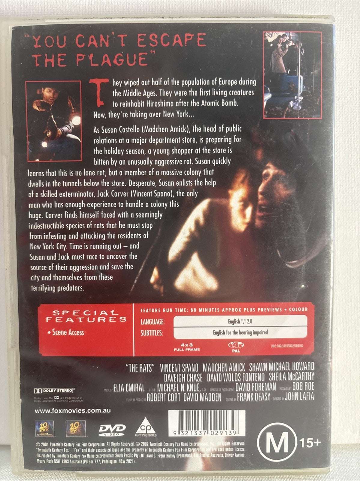 The Rats DVD Horror Vince Spano And Madchen Amick Retro Exchange Australia