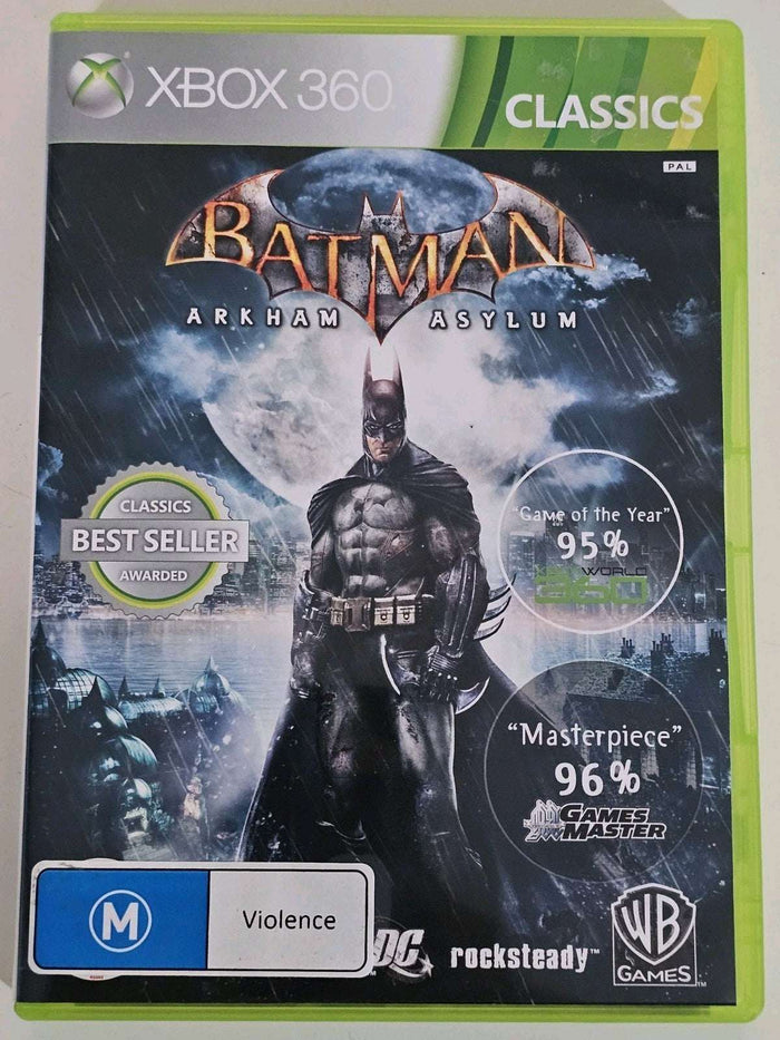 Batman Arkham Asylum Game Of The Year Edition Xbox 360 Game VGC DC Comics | Retro Exchange