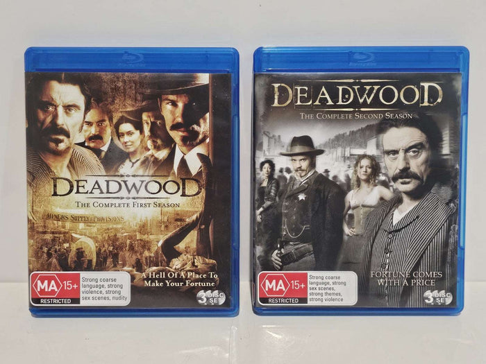 Deadwood Collection Complete Series 1-2 Blu-Ray Dvd Box Set Retro Exchange Australia