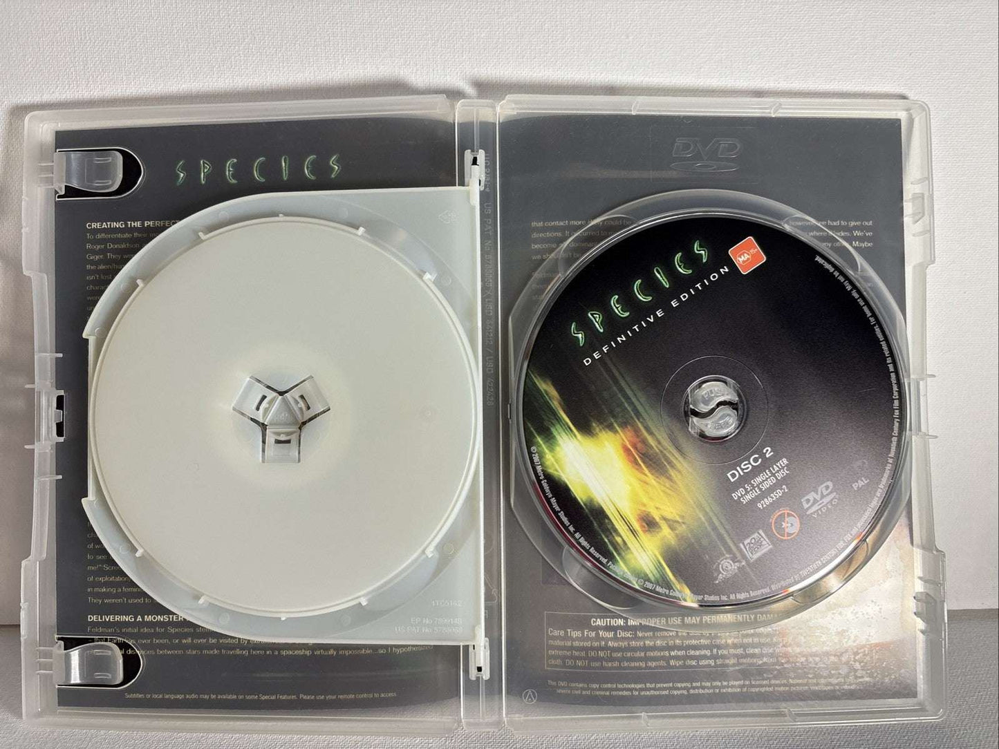 Species (Definitive Edition, DVD, 1995) Horror Region 4 Retro Exchange Australia