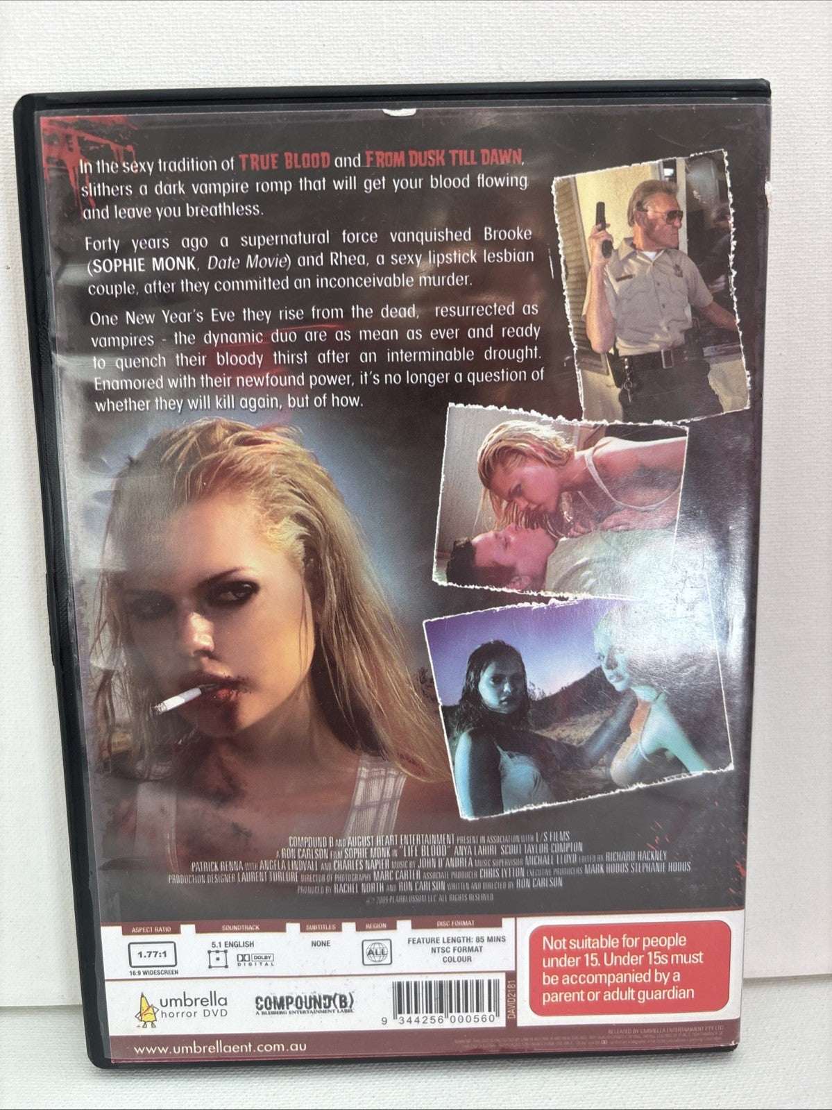 Life Blood (DVD, 2009) Horror Region 4 Retro Exchange Australia
