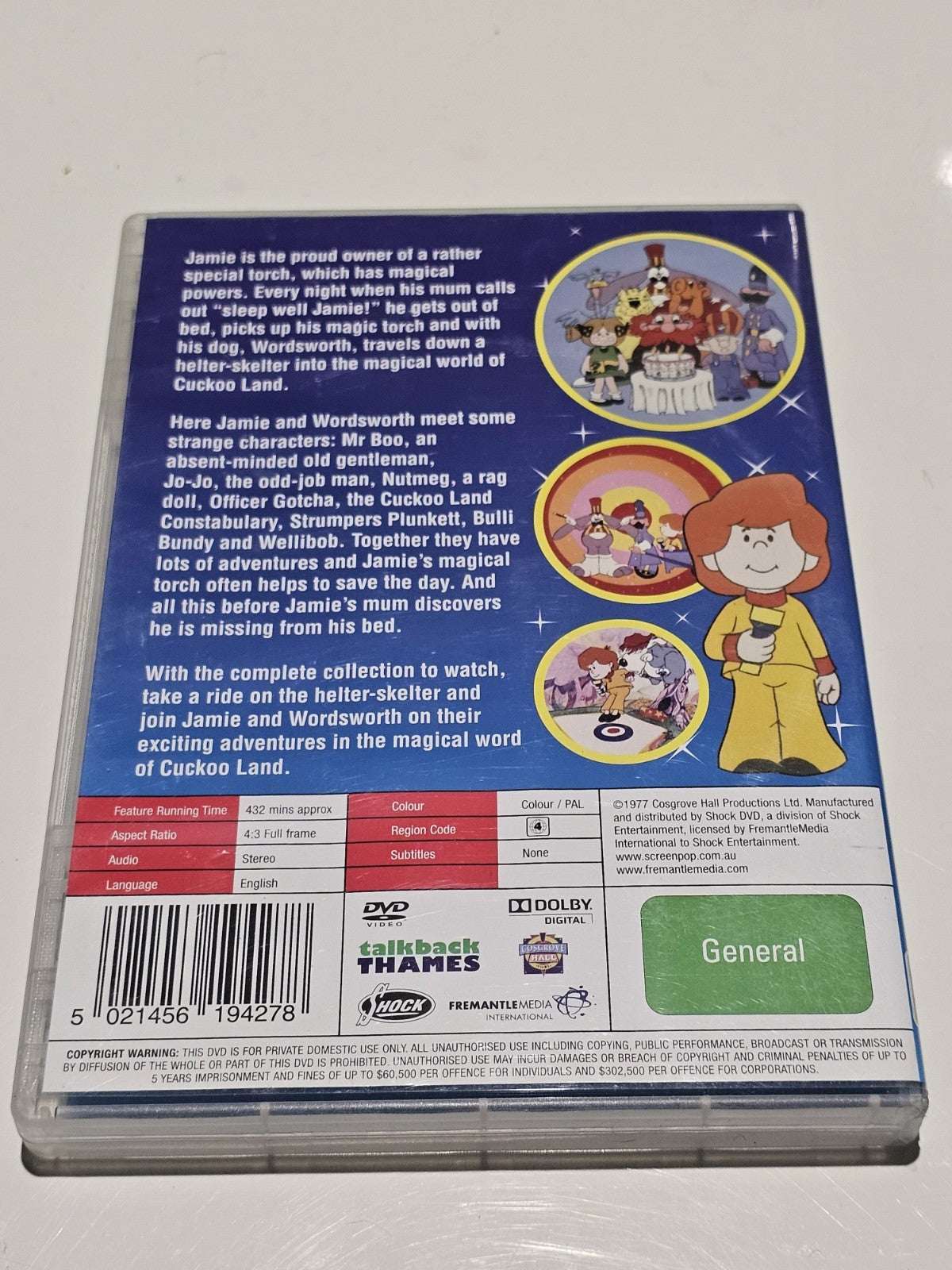 Jamie And The Magic Torch - The Complete Collection (DVD, 1979) Dvd Box Set Retro Exchange Australia