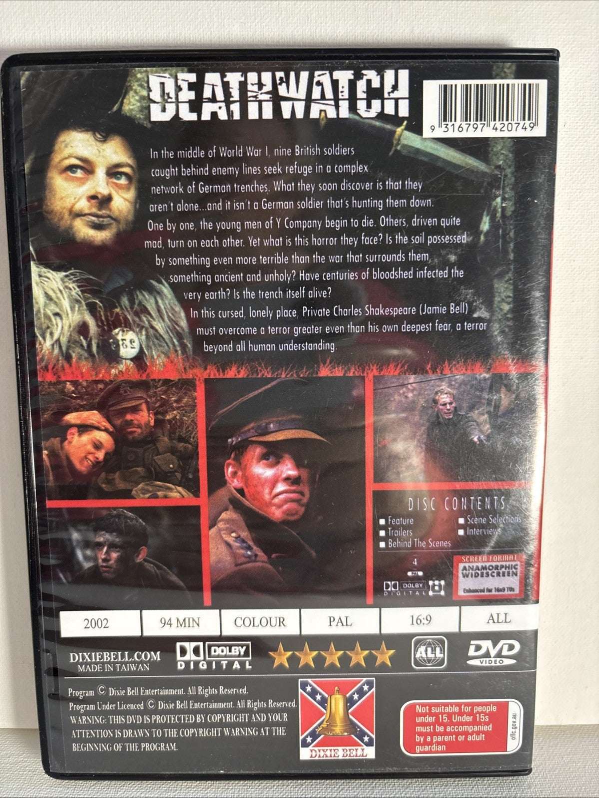 Deathwatch (DVD, 2002) Horror Retro Exchange Australia