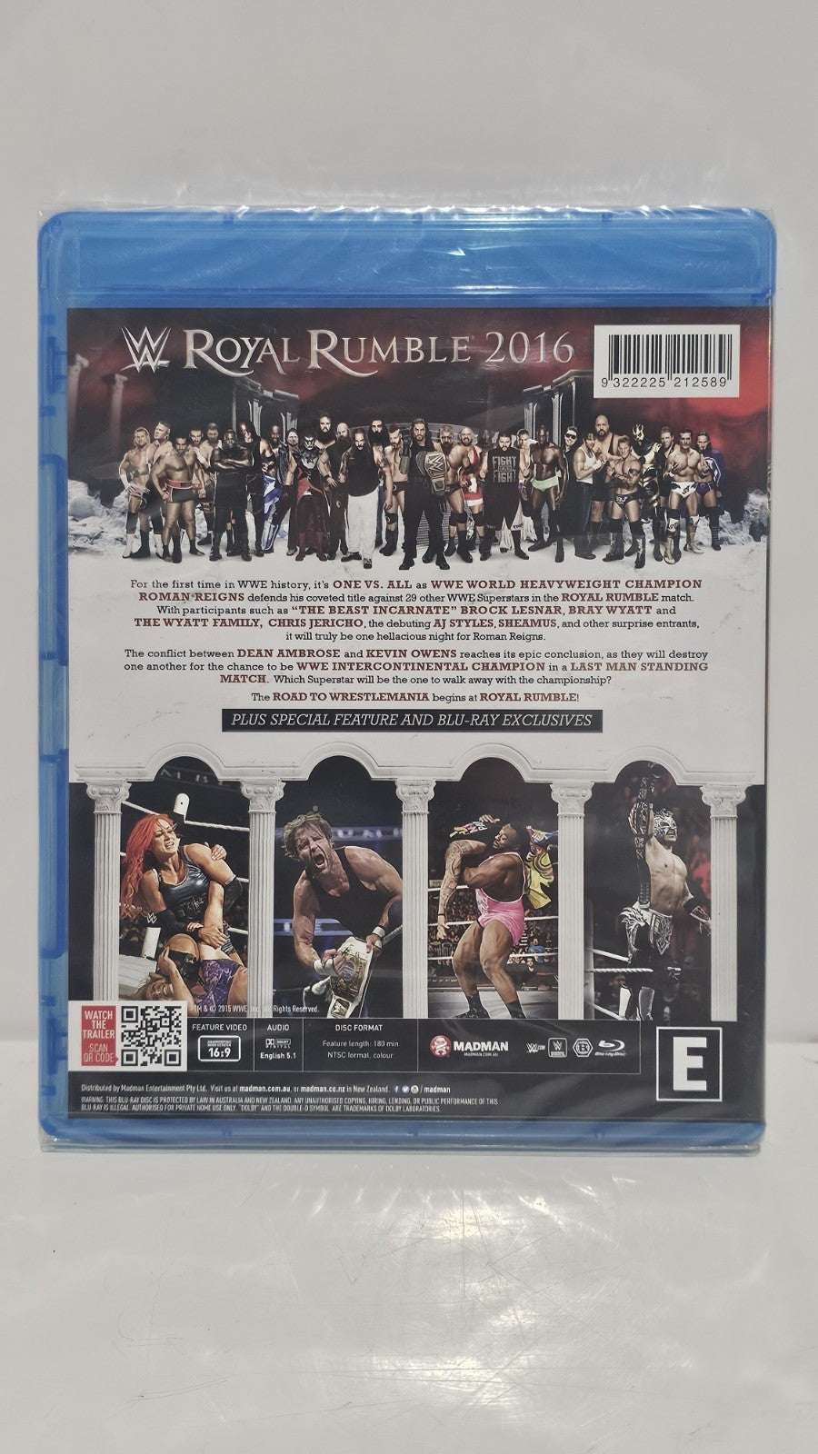 WWE - Royal Rumble 2016 Blu-ray - Region B Dvd Retro Exchange Australia