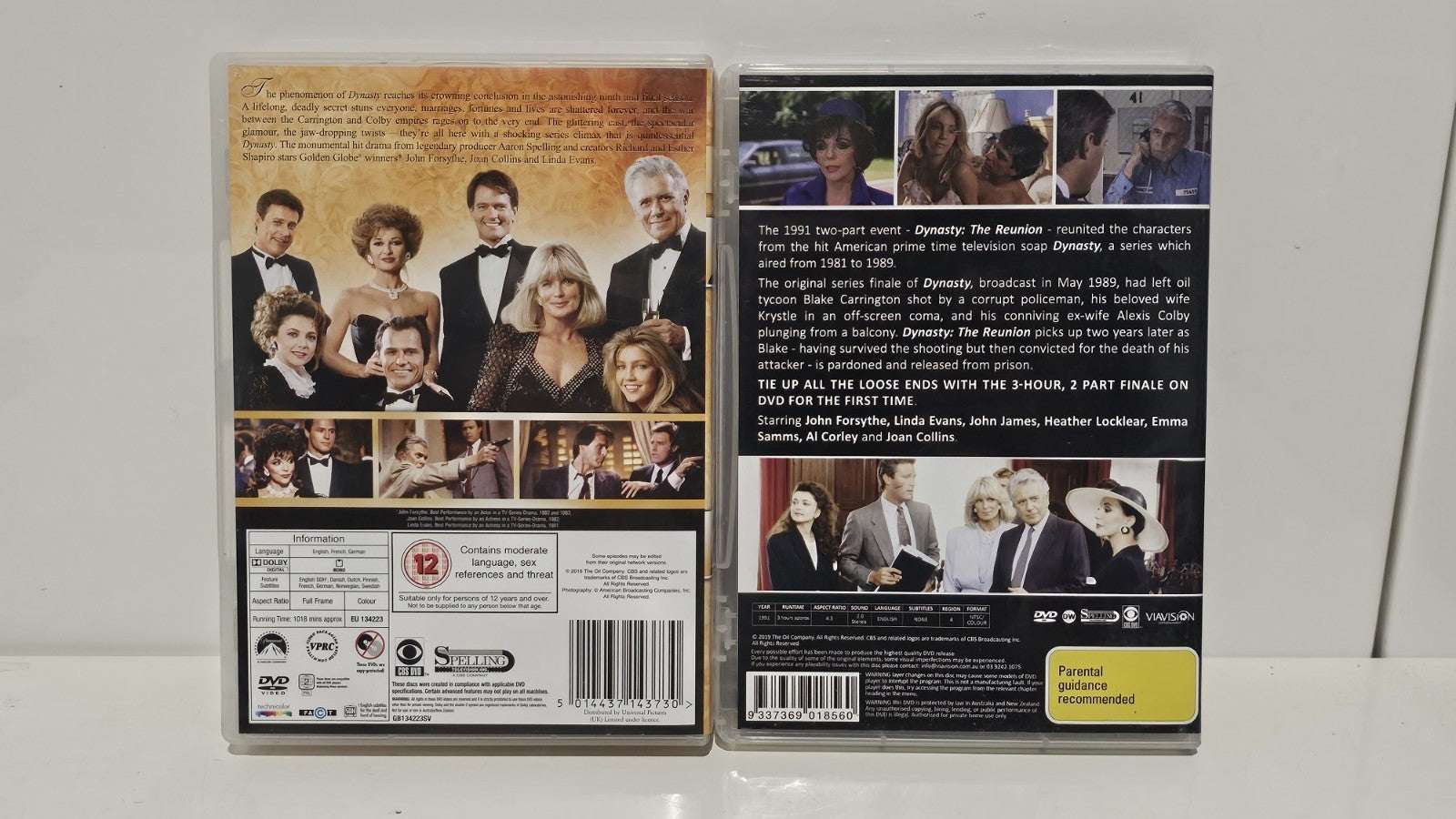 Dynasty Complete Series DVD Box Set Seasons 1–9 + Reunion Mini Series Pal Reg 2 Retro Exchange Australia