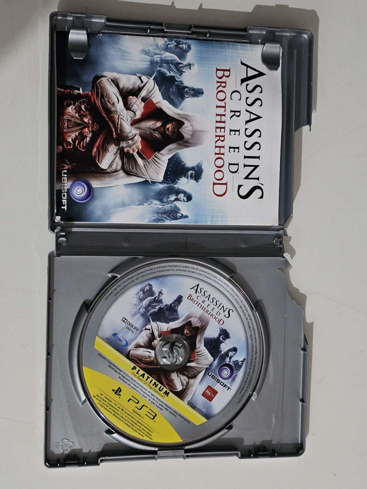 Assassins Creed: Brotherhood (Sony Playstation PS3) - With Manual (Damaged Case) PlayStation 3 PS3 Game Retro Exchange