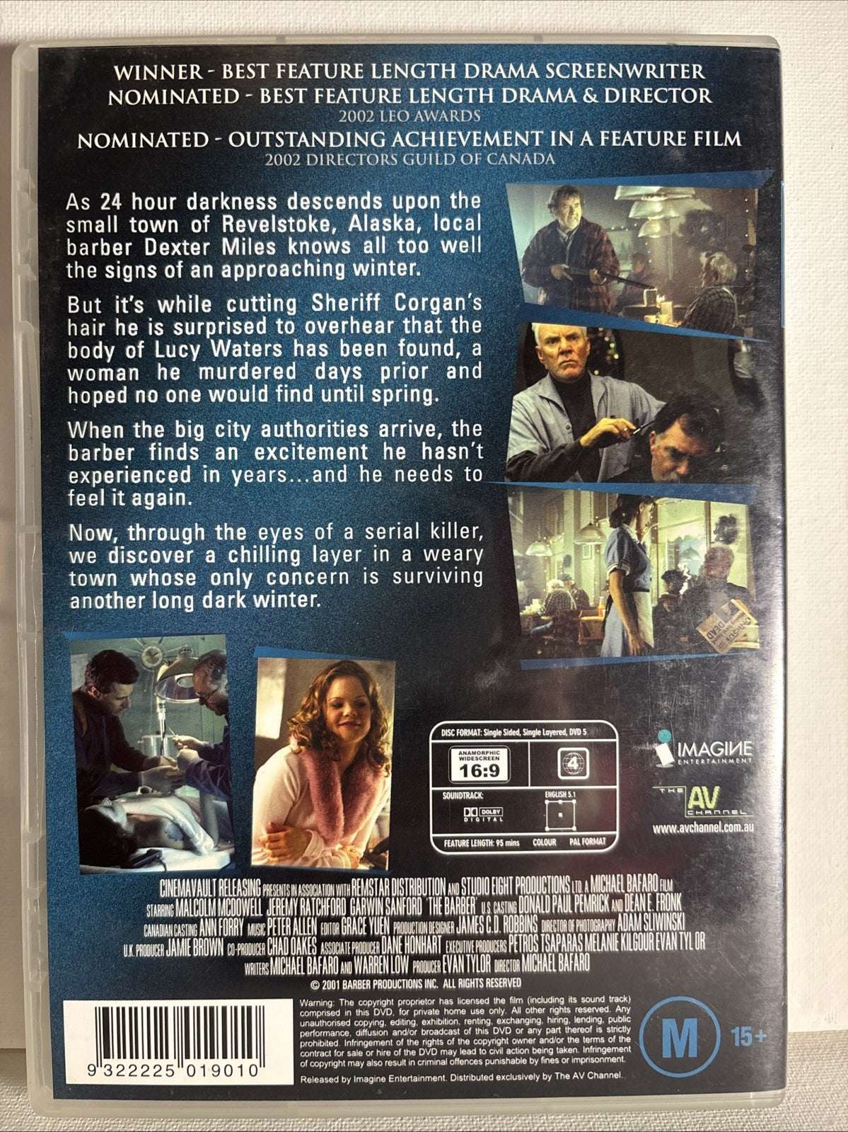 The Barber (DVD, 2002) Horror Region 4 Retro Exchange Australia