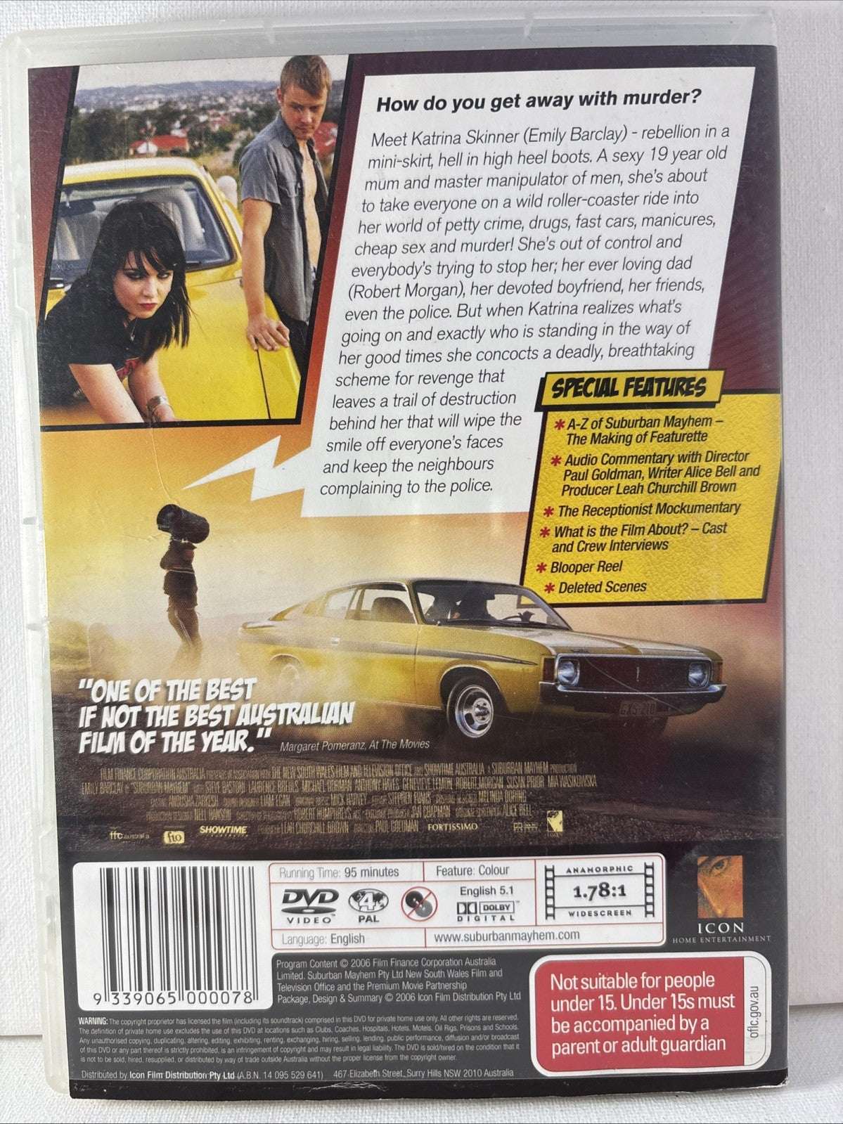 Suburban Mayhem (DVD, 2006) Horror Region 4 Retro Exchange Australia