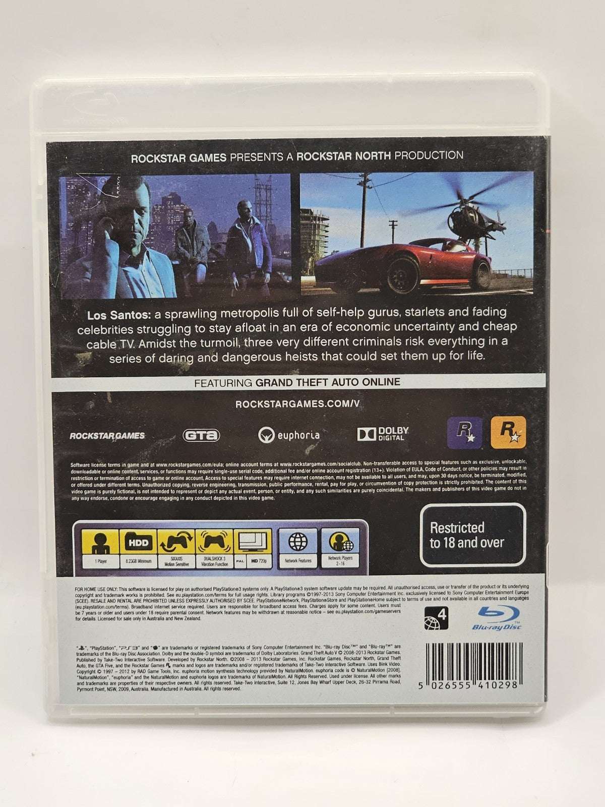 Grand Theft Auto V 5 - PlayStation 3 (PS3) PlayStation 3 PS3 Game Retro Exchange Australia
