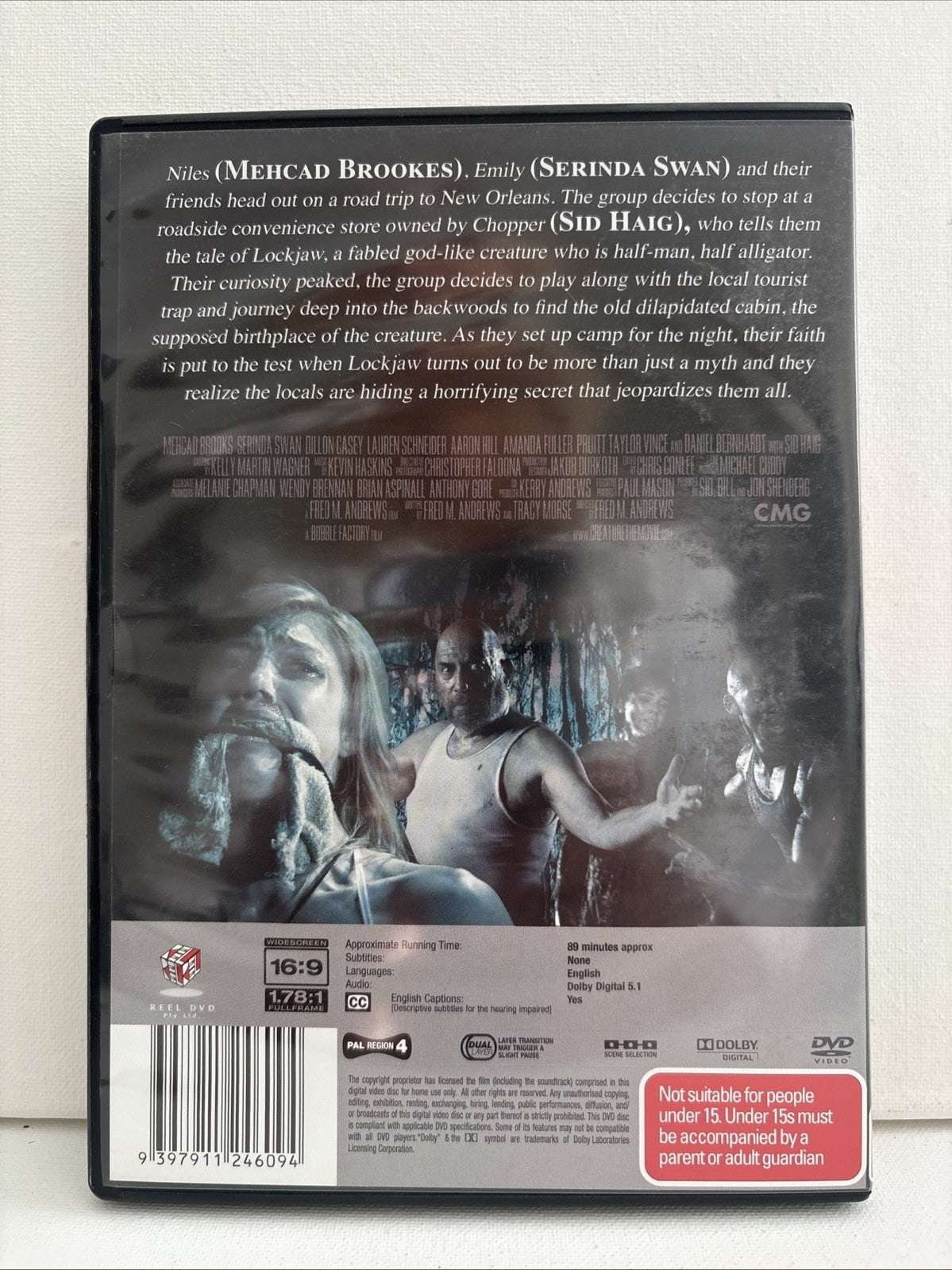 Creature (DVD, 2011) Horror Region 4 Retro Exchange Australia