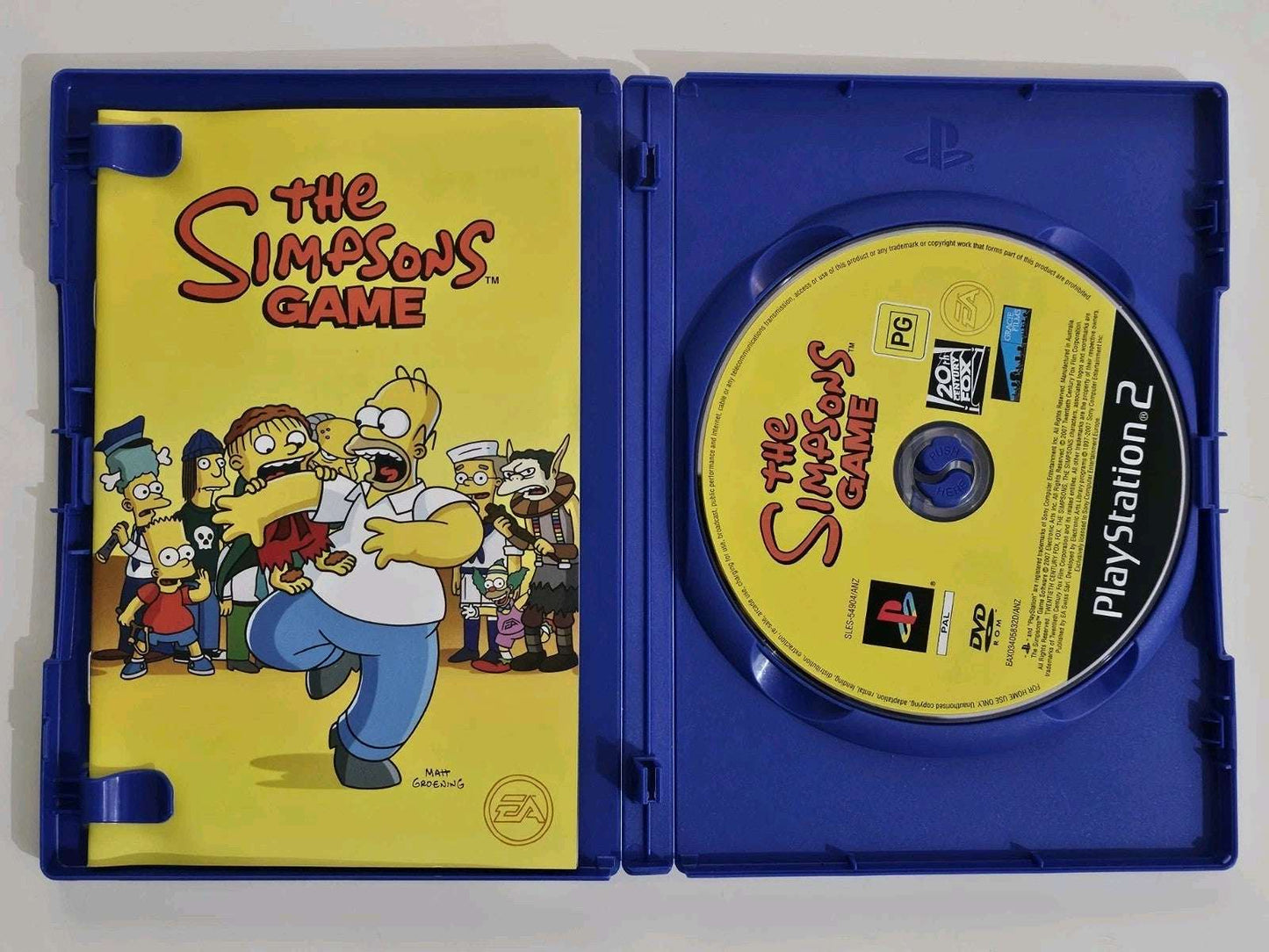 Sony PlayStation 2 Game - The Simpsons Game - PAL - With Manual PlayStation 2 PS2 Retro Exchange Australia