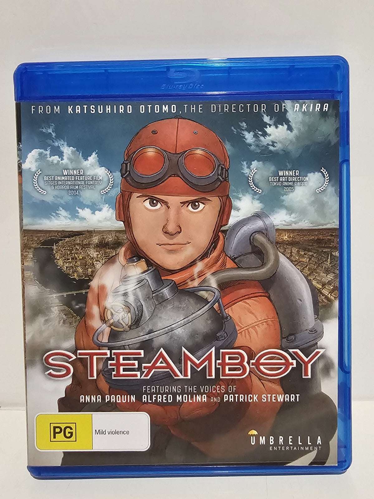 Steamboy (Blu-ray) Anna Paquin Patrick Stewart Alfred Molina Robin Atkin Downes Dvd Retro Exchange Australia