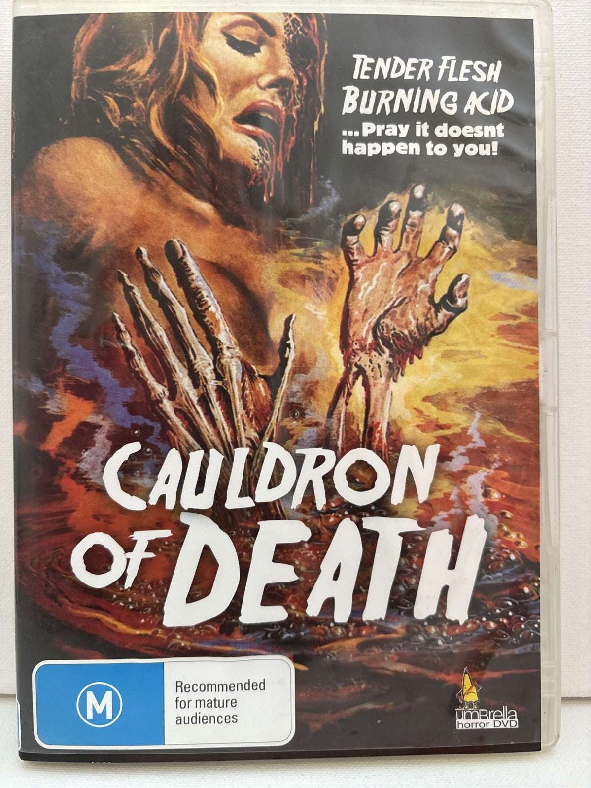 Cauldron of Death (DVD, 1973) Horror Region 4 Retro Exchange Australia