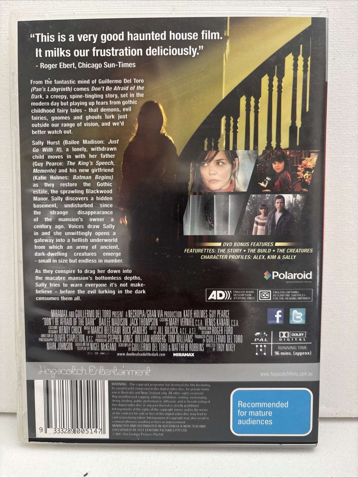 Don't Be Afraid of the Dark (DVD, 2010) Horror Region 4 Retro Exchange Australia