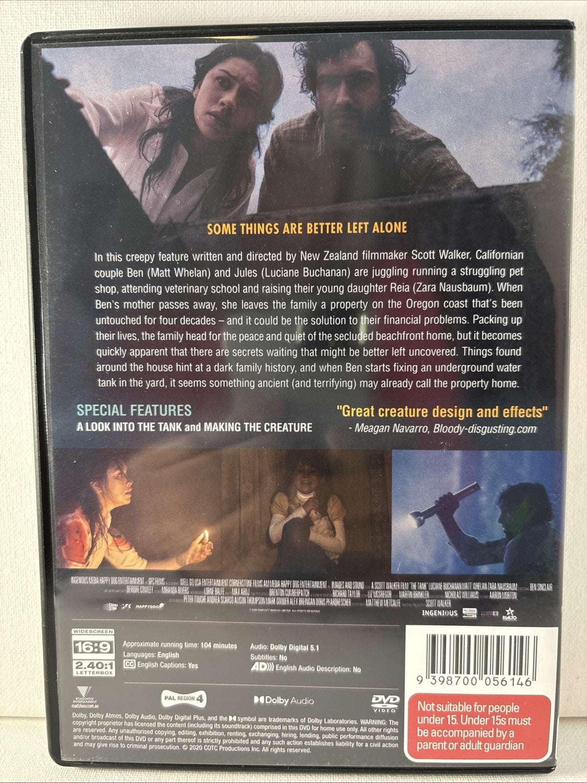 The Tank (DVD, 2023) Horror Region 4 Retro Exchange Australia