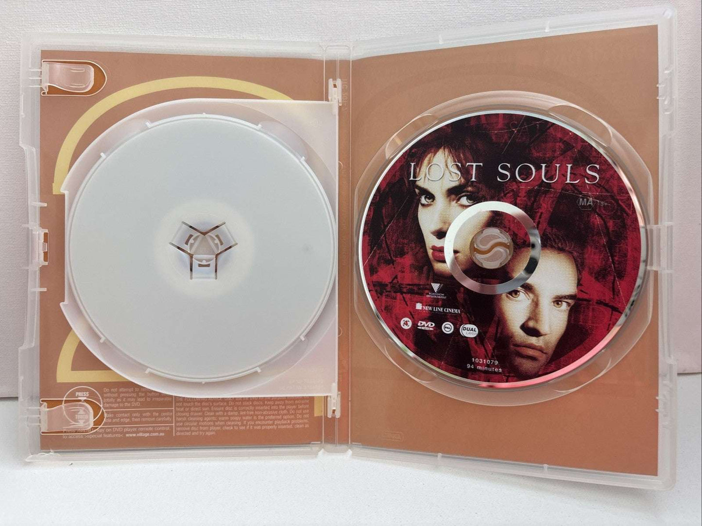 End of Days / Lost Souls (DVD, 1999) Horror Region 4 Retro Exchange Australia